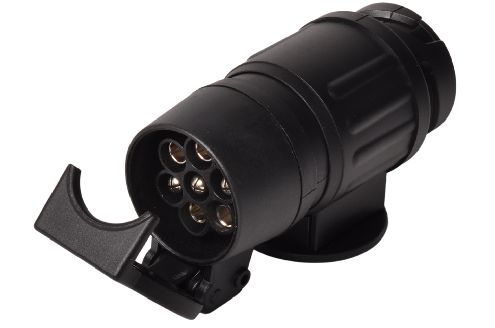 Cantonal Adapter Anhänger - Auto 13-polig > Anhänger 7-polig - extra lang