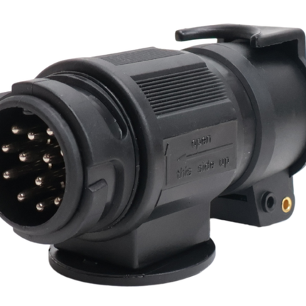 Cantonal Adapter Anhänger extra lang 13-polig >  Multicon Stecker