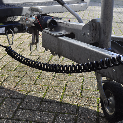 Cantonal Adapter Spiralkabel 7-adrig mit 13-poligem Stecker & 7-poligem Stecker - 90 bis 250 cm