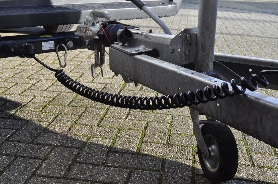 Cantonal Adapter Spiralkabel 7-adrig mit 13-poligem Stecker & 7-poligem Stecker - 90 bis 250 cm