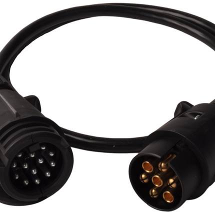 Cantonal Adapter-Verlängerungskabel 7-adrig mit 13-poligem Stecker & 7-poligem Stecker - 100 cm