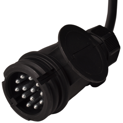 Cantonal Adapter-Verlängerungskabel 7-adrig mit 13-poligem Stecker & 7-poligem Stecker - 100 cm