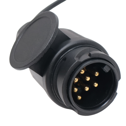 Cantonal Adapter-Verlängerungskabel 7-adrig mit 13-poligem Stecker & 7-poligem Stecker - 100 cm