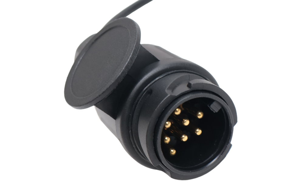 Cantonal Adapter-Verlängerungskabel 7-adrig mit 13-poligem Stecker & 7-poligem Stecker - 100 cm