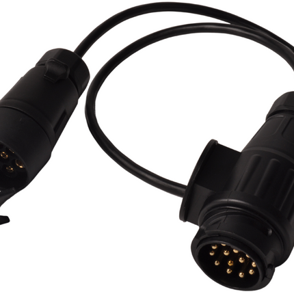 Cantonal Adapterkabel 7-adrig mit 1x 13-poligem Stecker & 1x 7-poliger Buchse - 80 cm