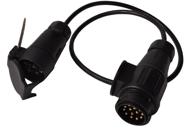 Cantonal Adapterkabel 7-adrig mit 1x 13-poligem Stecker & 1x 7-poliger Buchse - 80 cm