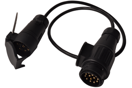 Cantonal Adapterkabel 7-adrig mit 1x 13-poligem Stecker & 1x 7-poliger Buchse - 80 cm