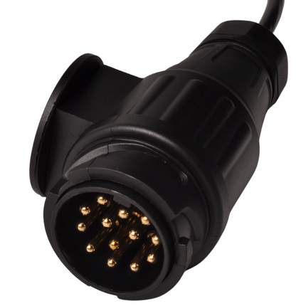 Cantonal Adapterkabel 7-adrig mit 1x 13-poligem Stecker & 1x 7-poliger Buchse - 80 cm
