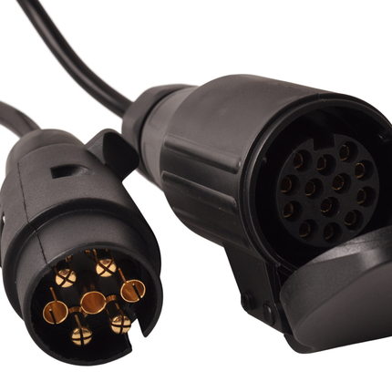 Cantonal Adapterkabel 7-adrig mit 1x 7-poligem Stecker & 1x 13-poliger Buchse - 80 cm