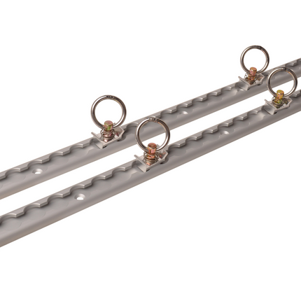 Cantonal Aluminium-Airlineschienen-Set - 60 cm Länge - 30 mm Breite - 500 kg Bruchlast - 2 Stück