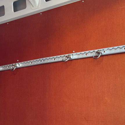 Cantonal Aluminium-Airlineschienen-Set - 60 cm Länge - 30 mm Breite - 500 kg Bruchlast - 2 Stück