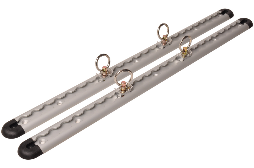 Cantonal Aluminium-Airlineschienen-Set - 60 cm Länge - 45 mm Breite - 500 kg Bruchlast - 2 Stück