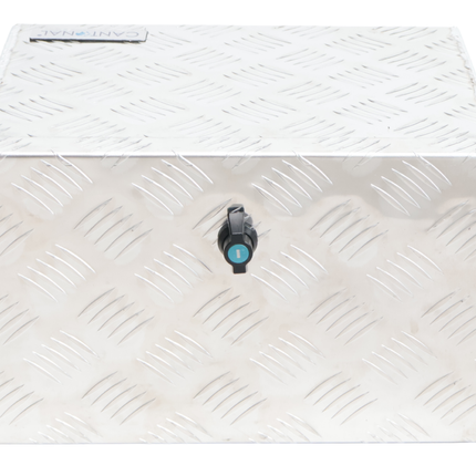 Cantonal Aluminium-Deichselbox aus Riffelblech - 400×240×300 mm