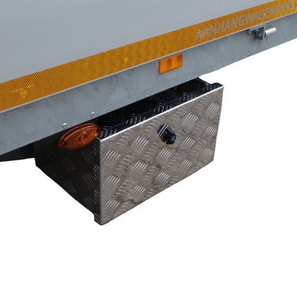 Cantonal Aluminium-Deichselbox aus Riffelblech - 400×240×300 mm