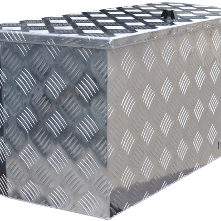 Cantonal Aluminium Deichselbox aus Riffelblech 760x380x400 mm