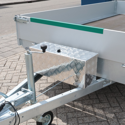 Cantonal Aluminium Riffelblech Deichselkasten 700x240x300 mm
