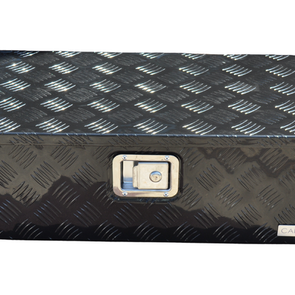 Cantonal Aluminium-Traubenblech Deichselbox/Werkzeugkasten 765x330x245 mm - inklusive integriertem Schloss - 2,5 mm dickes Material