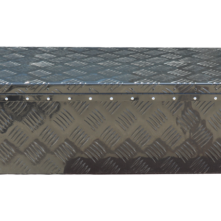 Cantonal Aluminium-Traubenblech Deichselbox/Werkzeugkasten 765x330x245 mm - inklusive integriertem Schloss - 2,5 mm dickes Material