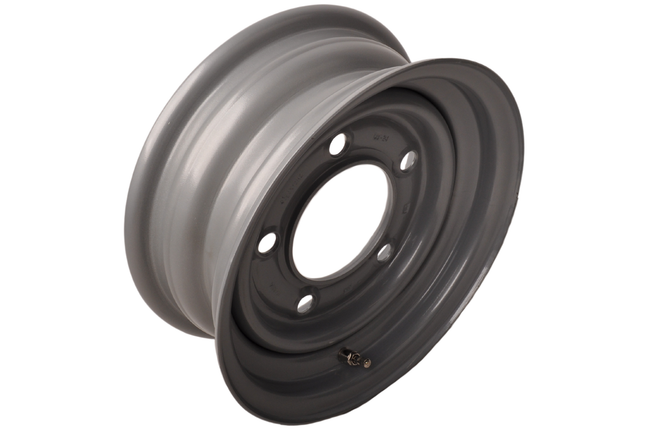 Cantonal Anhänger Felge 12 Zoll - 4.5Jx12 - Lochkreis: 5x165,1 - Tragfähigkeit: 900 kg - Nabendurchmesser: 114,5 mm - ET0