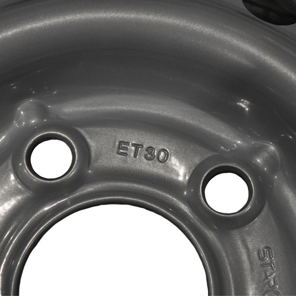 Cantonal Anhänger Felge 13 Zoll - 4.50Jx13 - Lochkreis: 5x112 - Tragfähigkeit: 625 kg - Nabendurchmesser: 67 mm - ET30