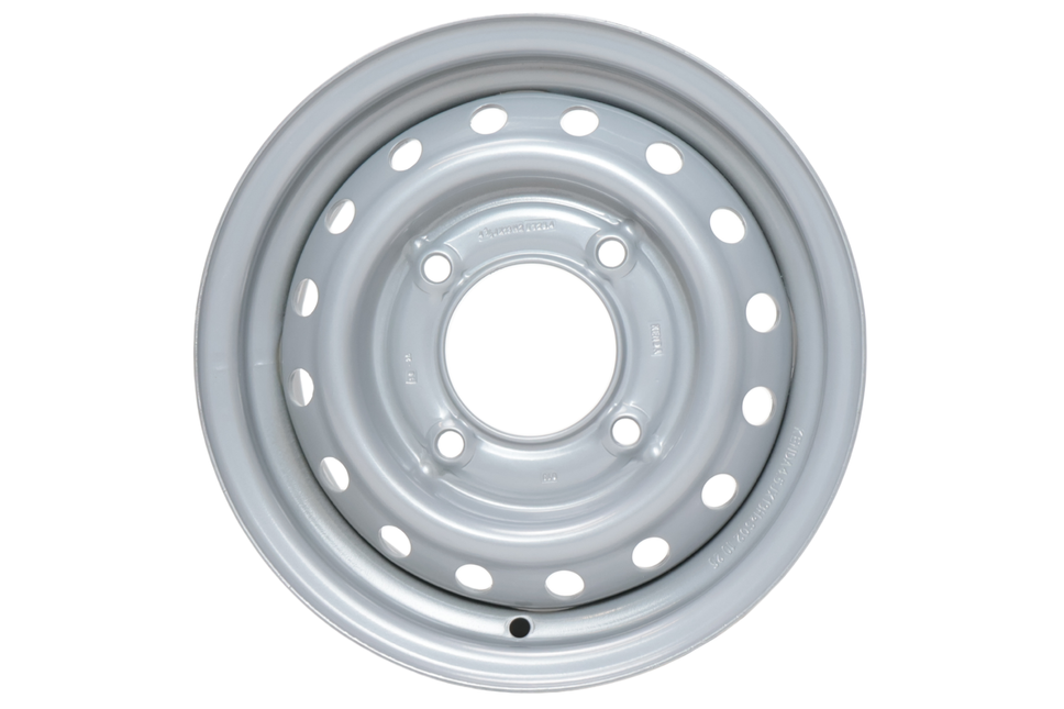 Cantonal Anhänger Felge 13 Zoll - 4.5Jx13 - Lochkreis: 4x139,7 - Tragfähigkeit: 765 kg - Nabendurchmesser: 95,5 mm - ET25.4