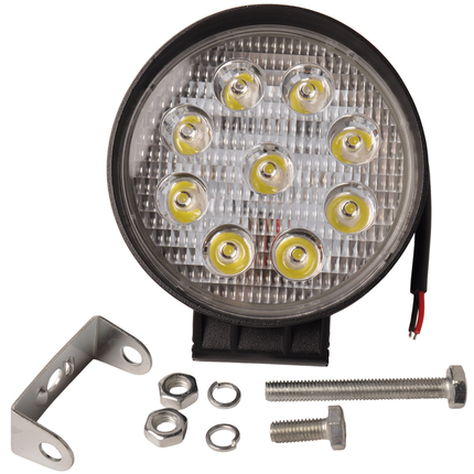 Cantonal Anhänger LED Arbeitsscheinwerfer 12/36V 9 x 3W LEDS inkl. Montagesatz