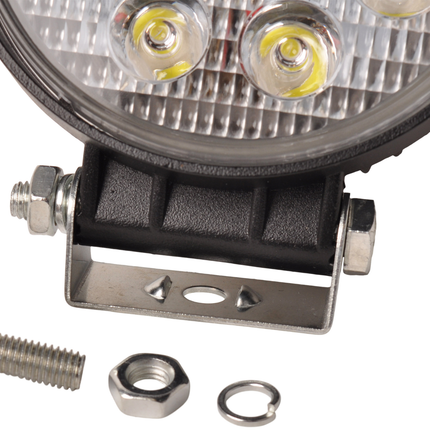 Cantonal Anhänger LED Arbeitsscheinwerfer 12/36V 9 x 3W LEDS inkl. Montagesatz