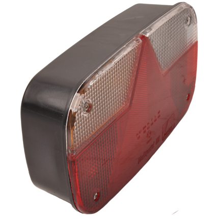 Cantonal Anhänger Rückleuchte - Aspöck Multipoint 3 - links - 244x138x60 mm - 8-poliger Bajonettanschluss