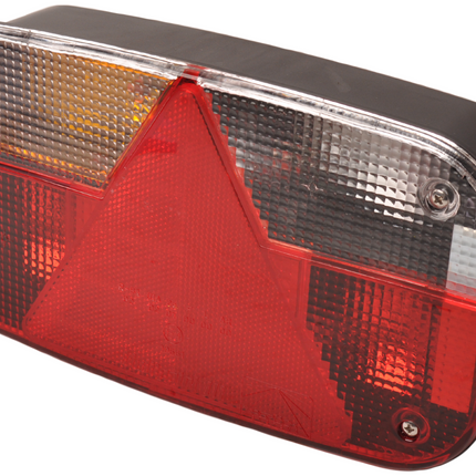 Cantonal Anhänger Rückleuchte - Aspöck Multipoint 3 - links - 244x138x60 mm - 8-poliger Bajonettanschluss
