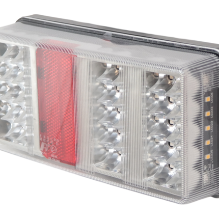 Cantonal Anhänger Rückleuchte - Cantonal LED - links - 228x106x55 mm - lose Drahtanschluss - alle Funktionen