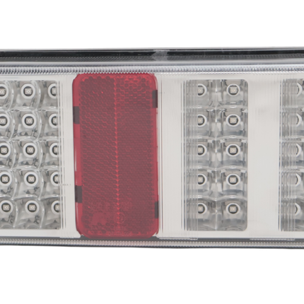 Cantonal Anhänger Rückleuchte - Cantonal LED - links - 228x106x55 mm - lose Drahtanschluss - alle Funktionen