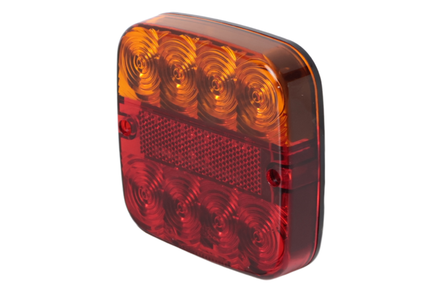 Cantonal Anhänger Rückleuchte - Cantonal LED - links/rechts - 5 Funktionen - 107x107x23 mm
