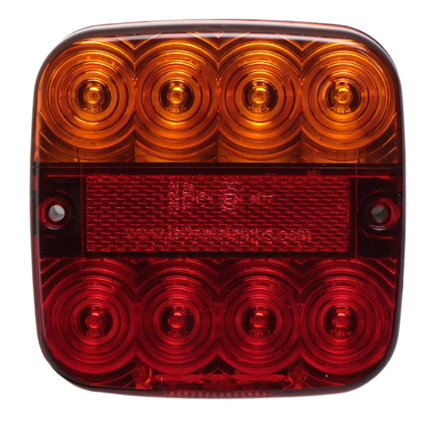Cantonal Anhänger Rückleuchte - Cantonal LED - links/rechts - 5 Funktionen - 107x107x23 mm