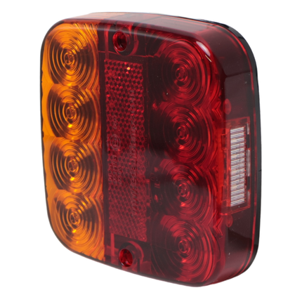 Cantonal Anhänger Rückleuchte - Cantonal LED - links/rechts - 5 Funktionen - 107x107x23 mm