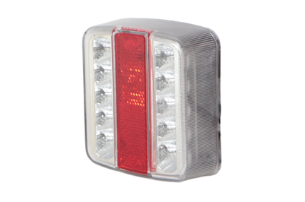 Cantonal Anhänger Rückleuchte - Cantonal LED - rechts - 100x100x35 mm - kleines Format