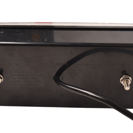 Cantonal Anhänger Rückleuchte - Cantonal LED - rechts - 228x100x53 mm - 5-poliger Bajonettanschluss