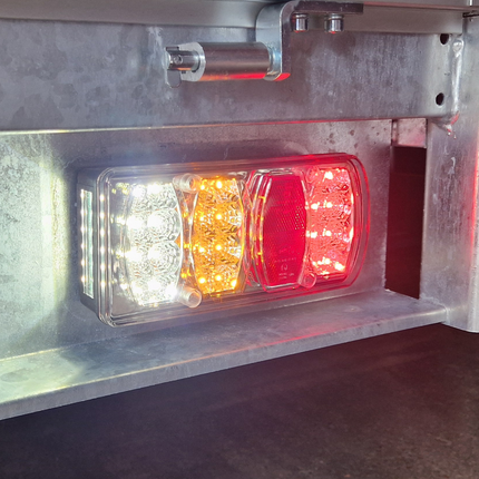 Cantonal Anhänger Rückleuchte - Cantonal LED - rechts - 228x100x53 mm - 5-poliger Bajonettanschluss