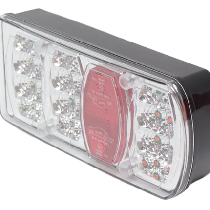 Cantonal Anhänger Rückleuchte - Cantonal LED - rechts - 228x100x53 mm - 5-poliger Bajonettanschluss