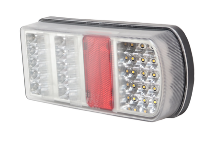 Cantonal Anhänger Rückleuchte - Cantonal LED - rechts - 228x106x55 mm - lose Drahtanschluss - alle Funktionen