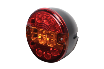 Cantonal Anhänger Rückleuchte - Cantonal LED - rund - 140x80 mm
