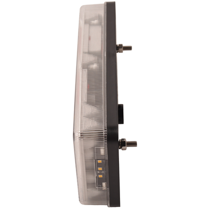 Cantonal Anhänger Rückleuchte - Glotrac - LED - links - 230x105x40 mm - inklusive Nebelschlussleuchte und Reflektor