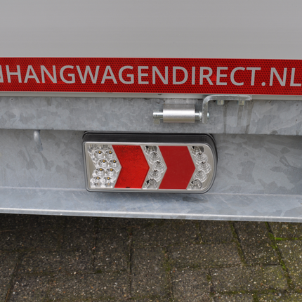 Cantonal Anhänger Rückleuchte - Glotrac - LED - rechts - 230x105x40 mm - inklusive Rückfahrleuchte und Reflektor