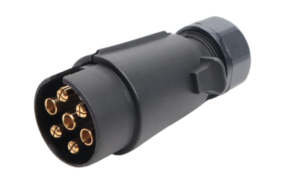 Cantonal Anhängerstecker 7-poliger Kunststoff-Flachstecker