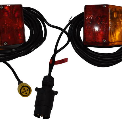 Cantonal Aspöck Minipoint Rückleuchten Set mit 4 Meter Hauptkabel