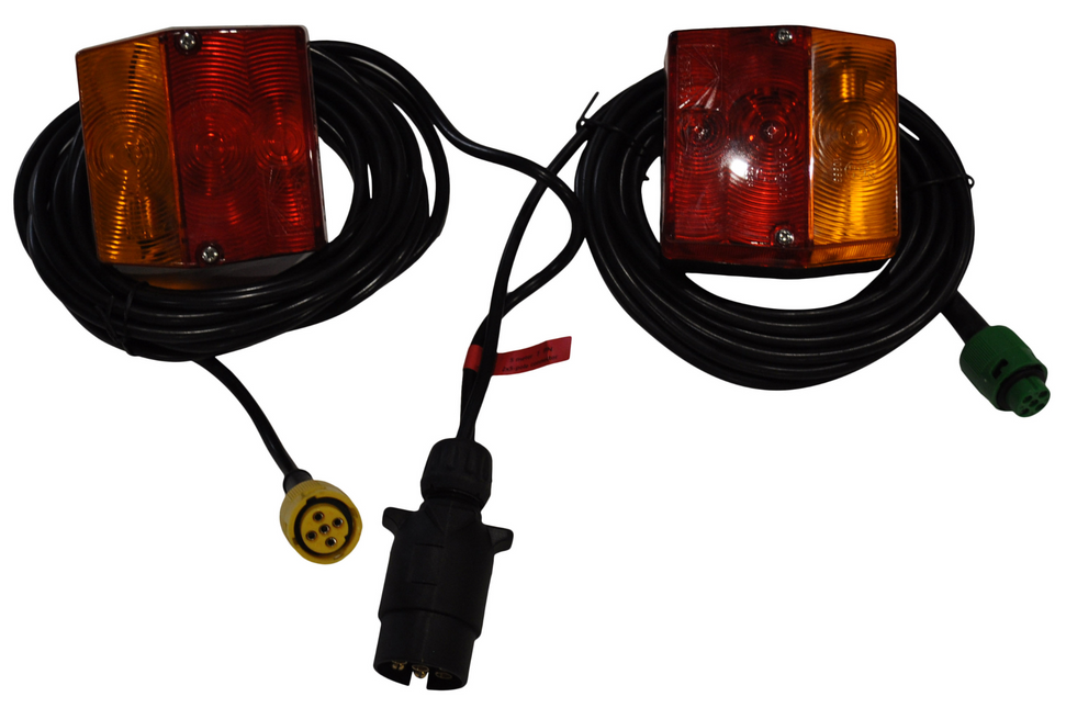 Cantonal Aspöck Minipoint Rückleuchten Set mit 4 Meter Hauptkabel