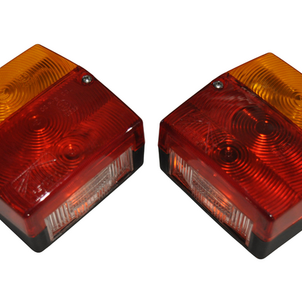 Cantonal Aspöck Minipoint Rückleuchten Set mit 4 Meter Hauptkabel