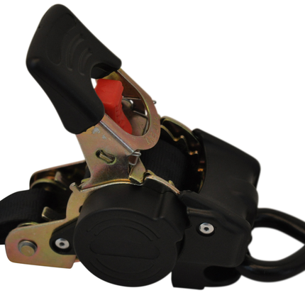 Cantonal Automatisch aufrollender Spanngurt mit zwei S-Haken 180x2,5 cm (300 kg)  - satz von 2 Stück