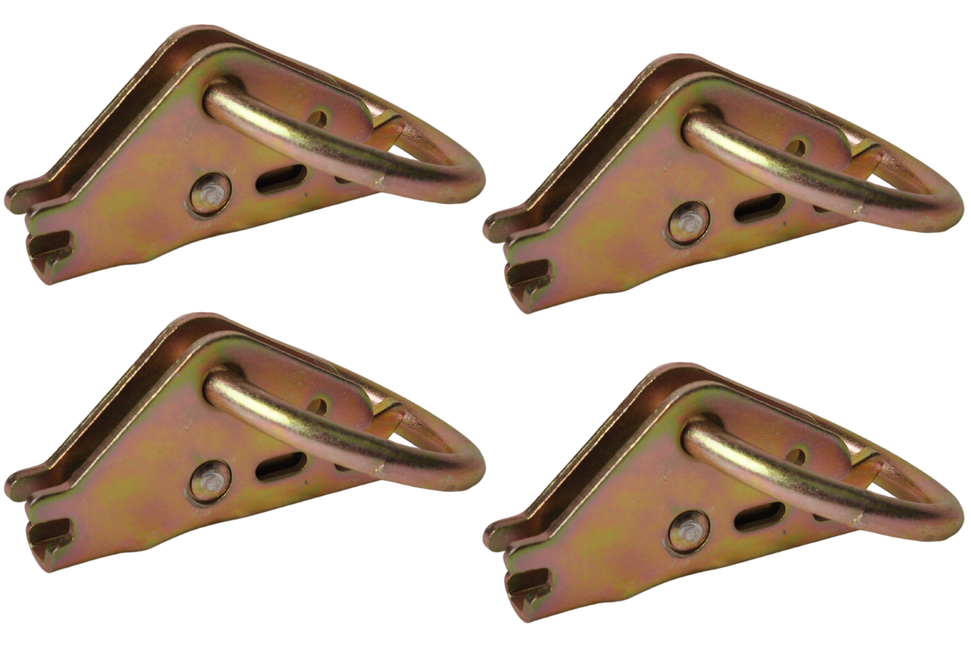 Cantonal Befestigungsring für LKW-Zurrschienen 80x14 mm -  Satz von 4 Stück