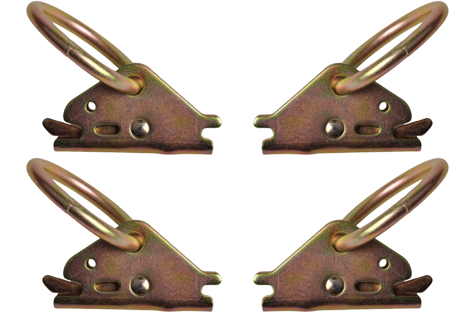 Cantonal Befestigungsring für LKW-Zurrschienen 80x14 mm -  Satz von 4 Stück