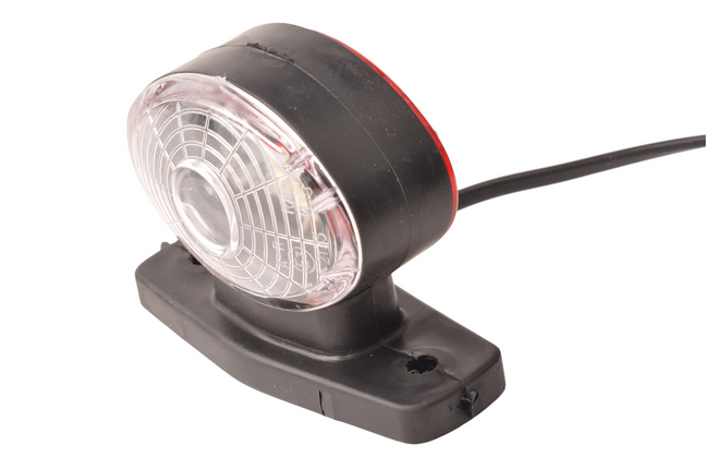 Cantonal Begrenzungsleuchte halbrund LED links/rechts 12 Volt